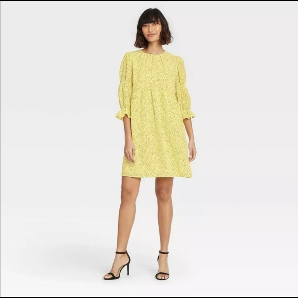 WHO WHAT WEAR Yellow Dress - Picture 2 of 9